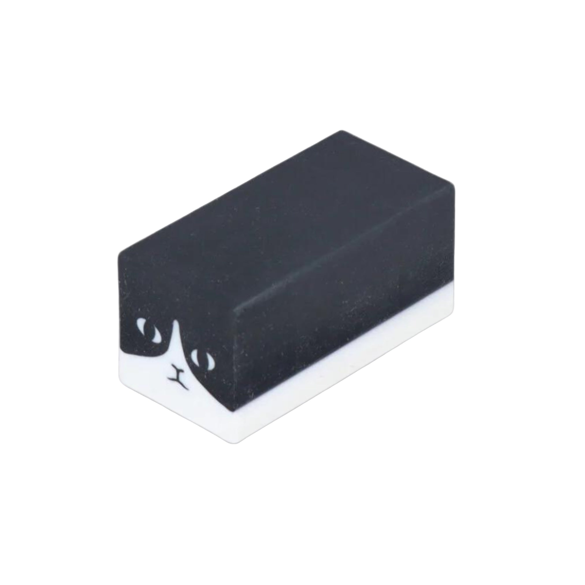 Rectangular Black and White Eraser