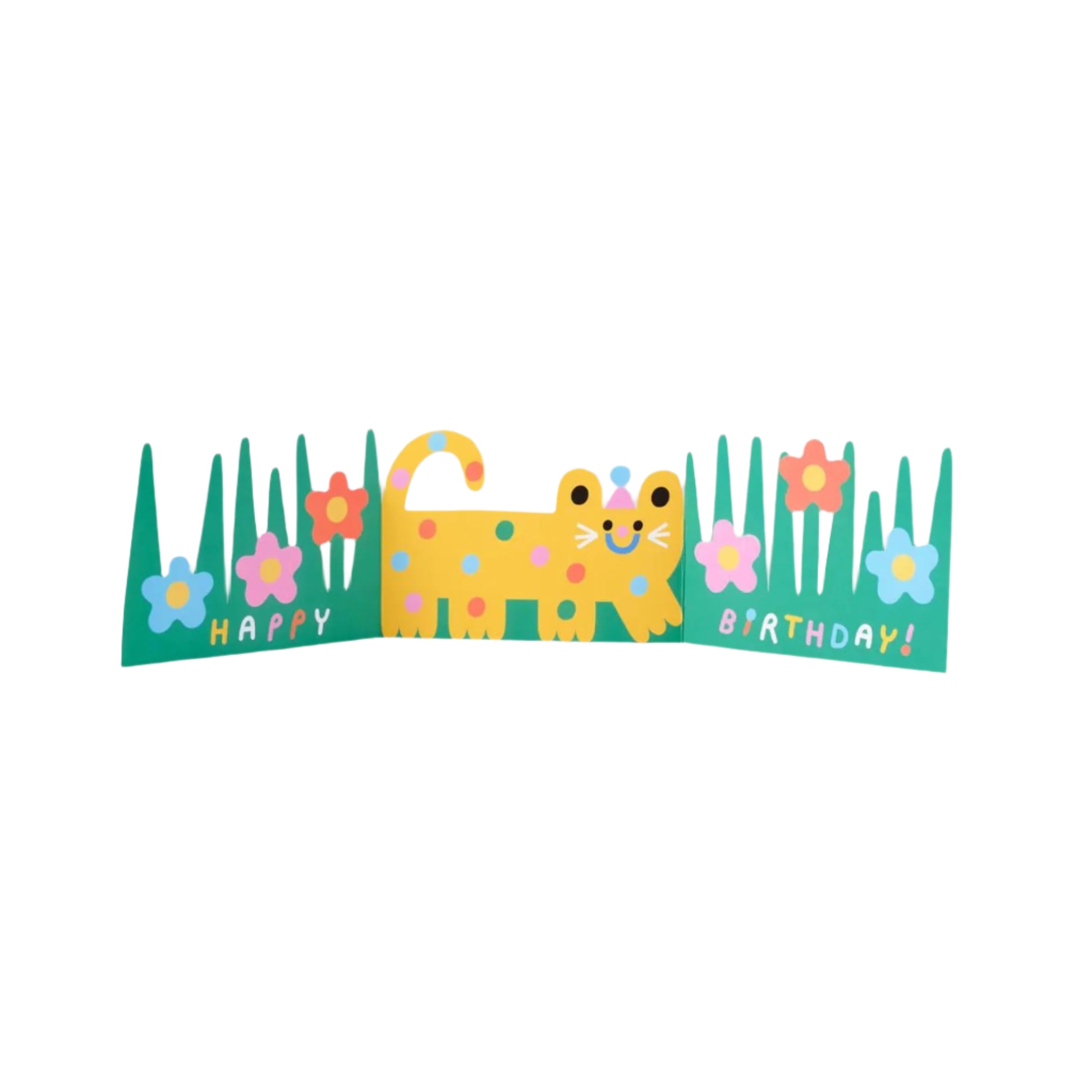 Cat Fold Out Card