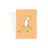 Cheeky Banana valentines card