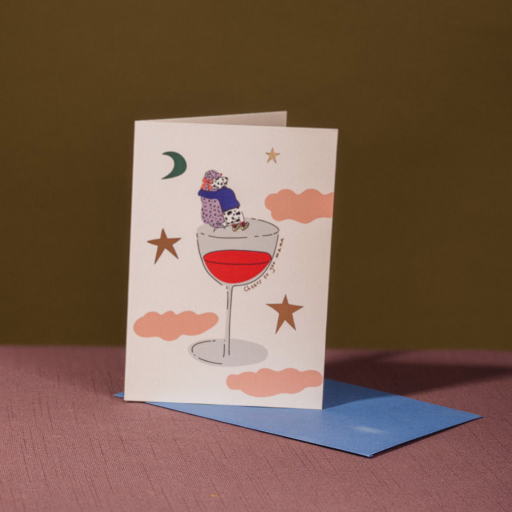 Cheers to you happy mothers day card