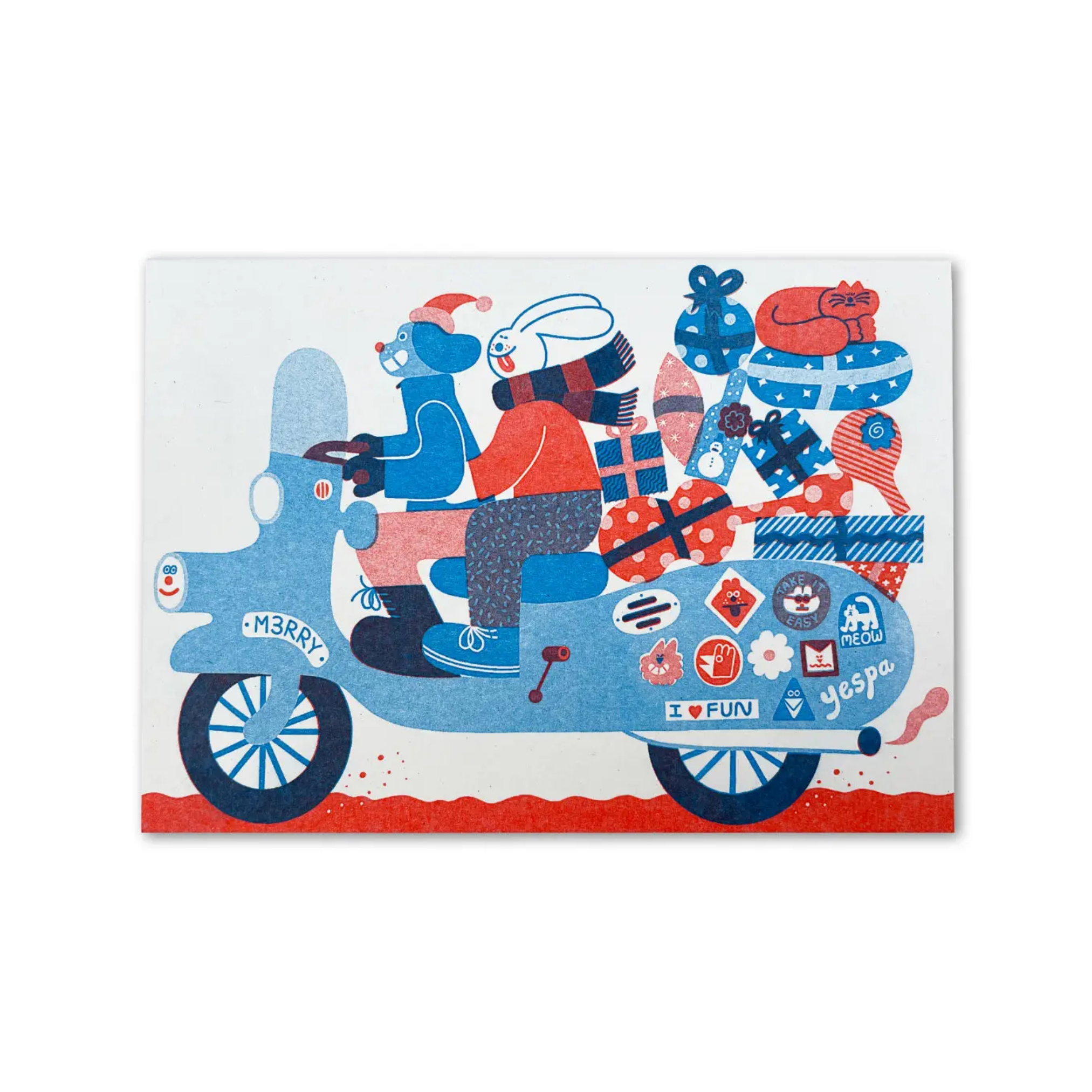 scooter Christmas Card