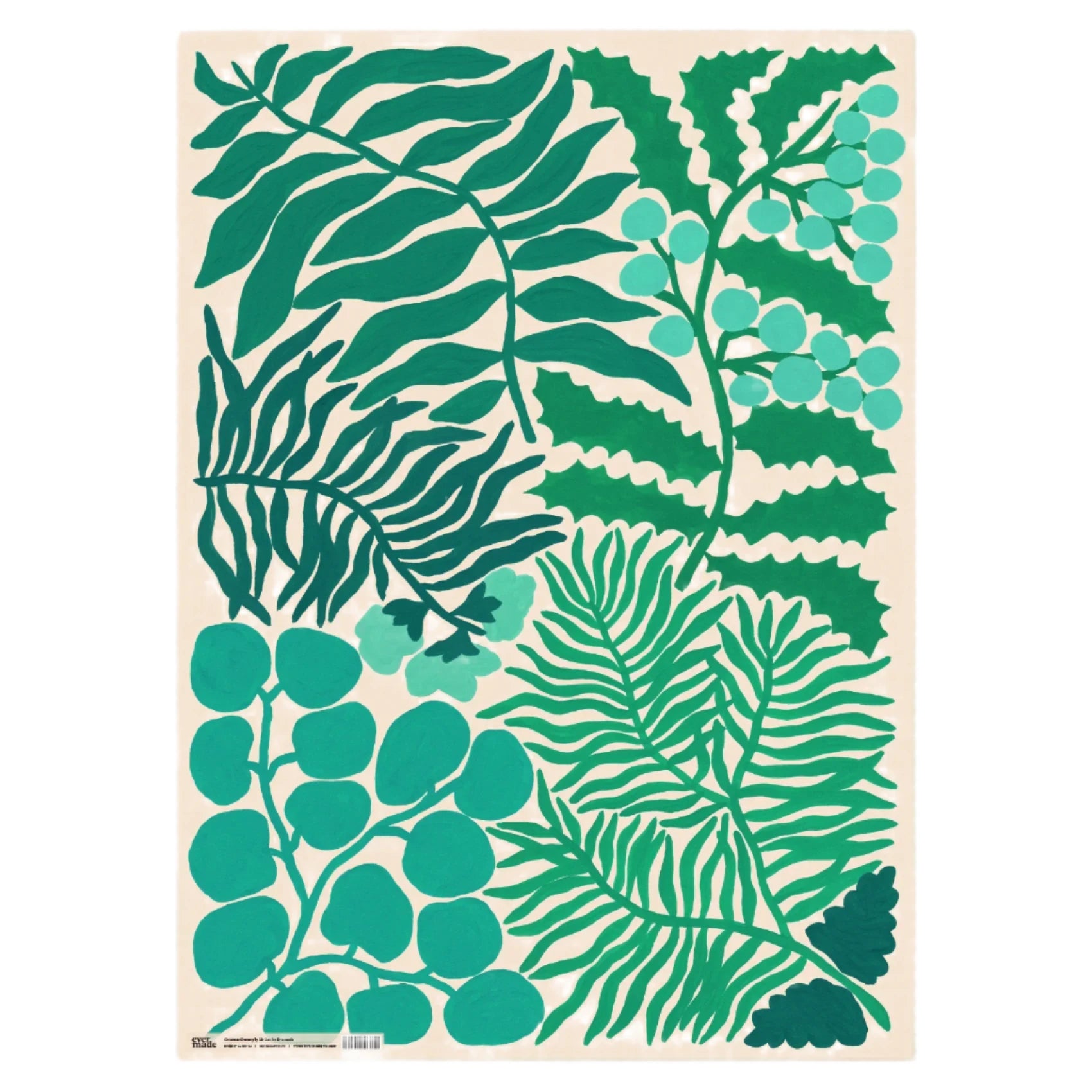 Christmas Greenery Gift Wrap