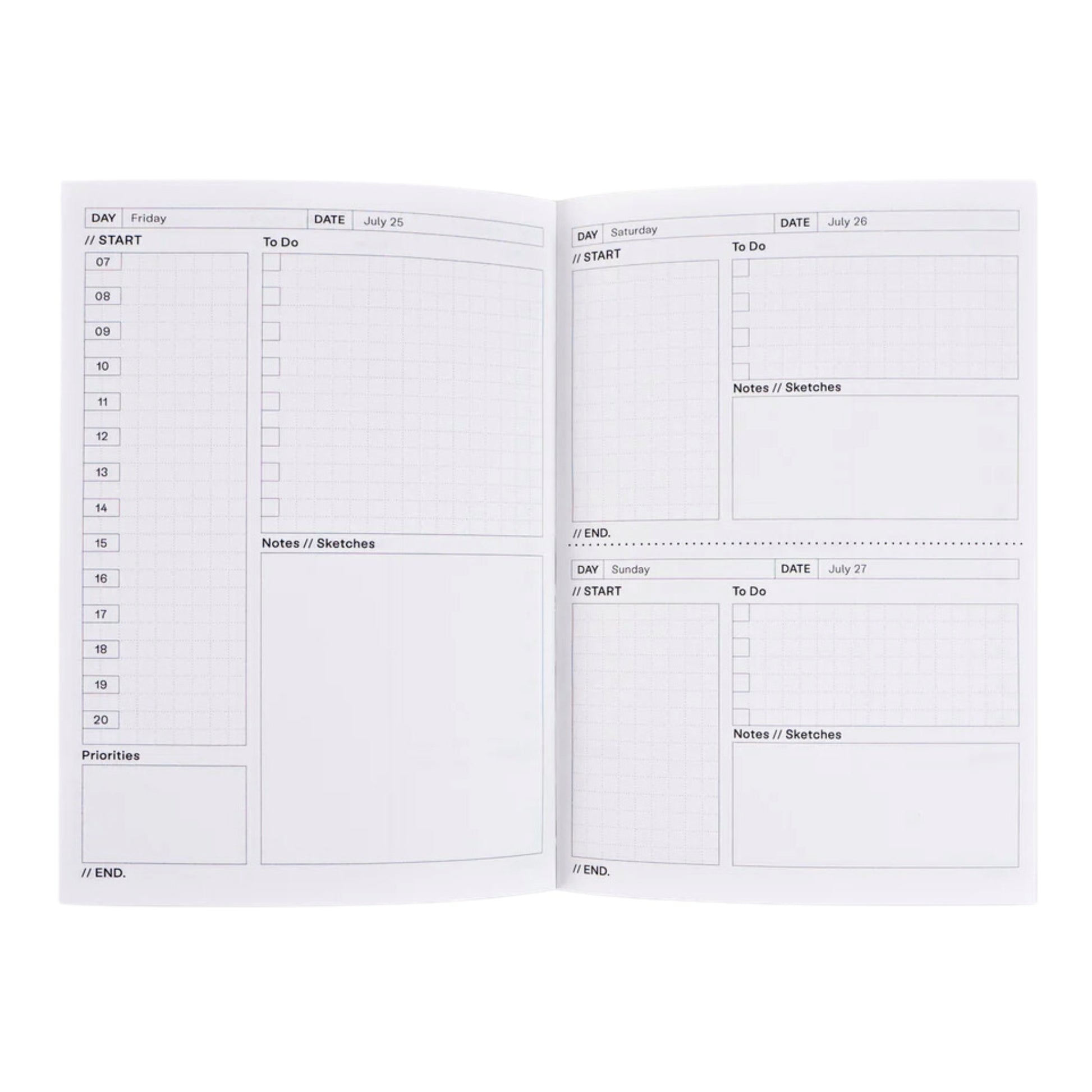 2025 Daily Planner - Osaka / Papersmiths x The Completist