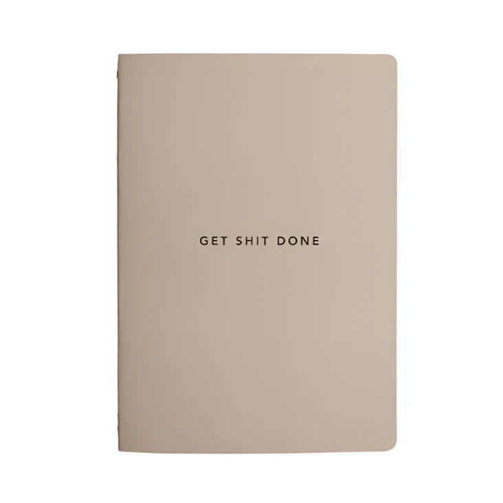 sand beige notebook to do list