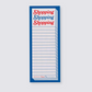 shopping shopping shopping list pad