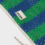 wouf crochet recycled pouch
