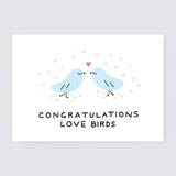 Congrats Love Birds Card