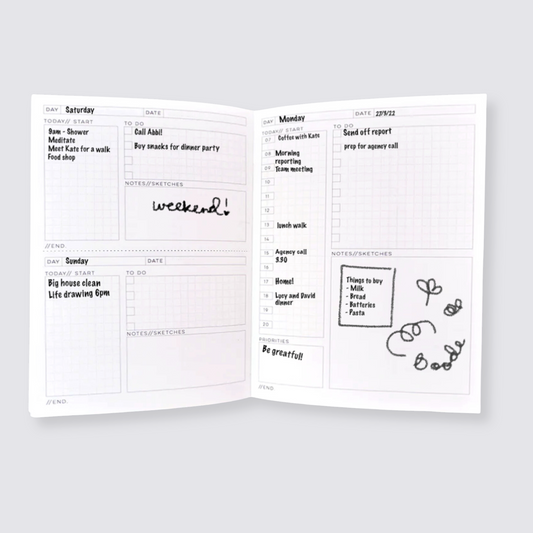 Daily Undated Planner A5 - Madrid No. 1