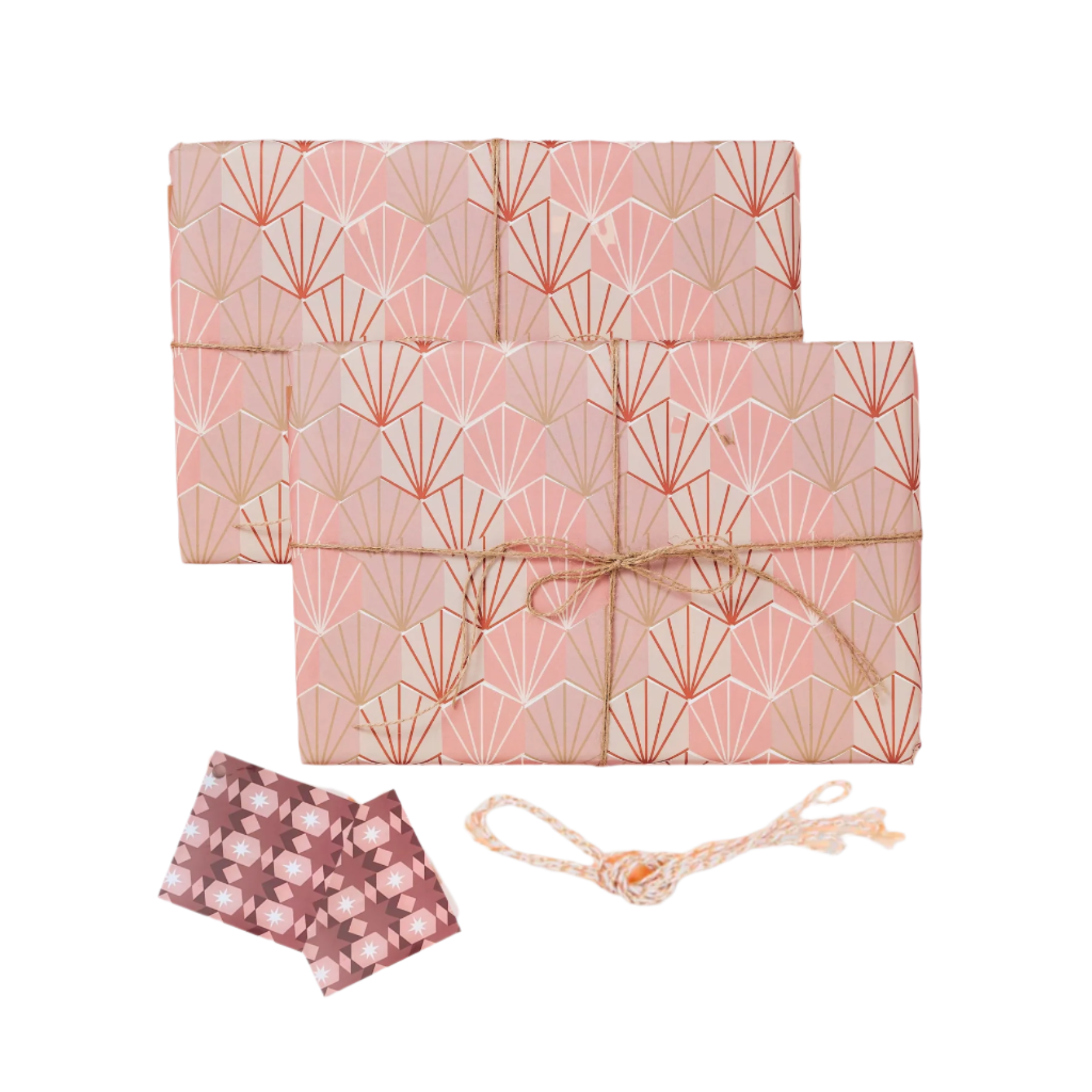 Gift Wrap Set in Pink
