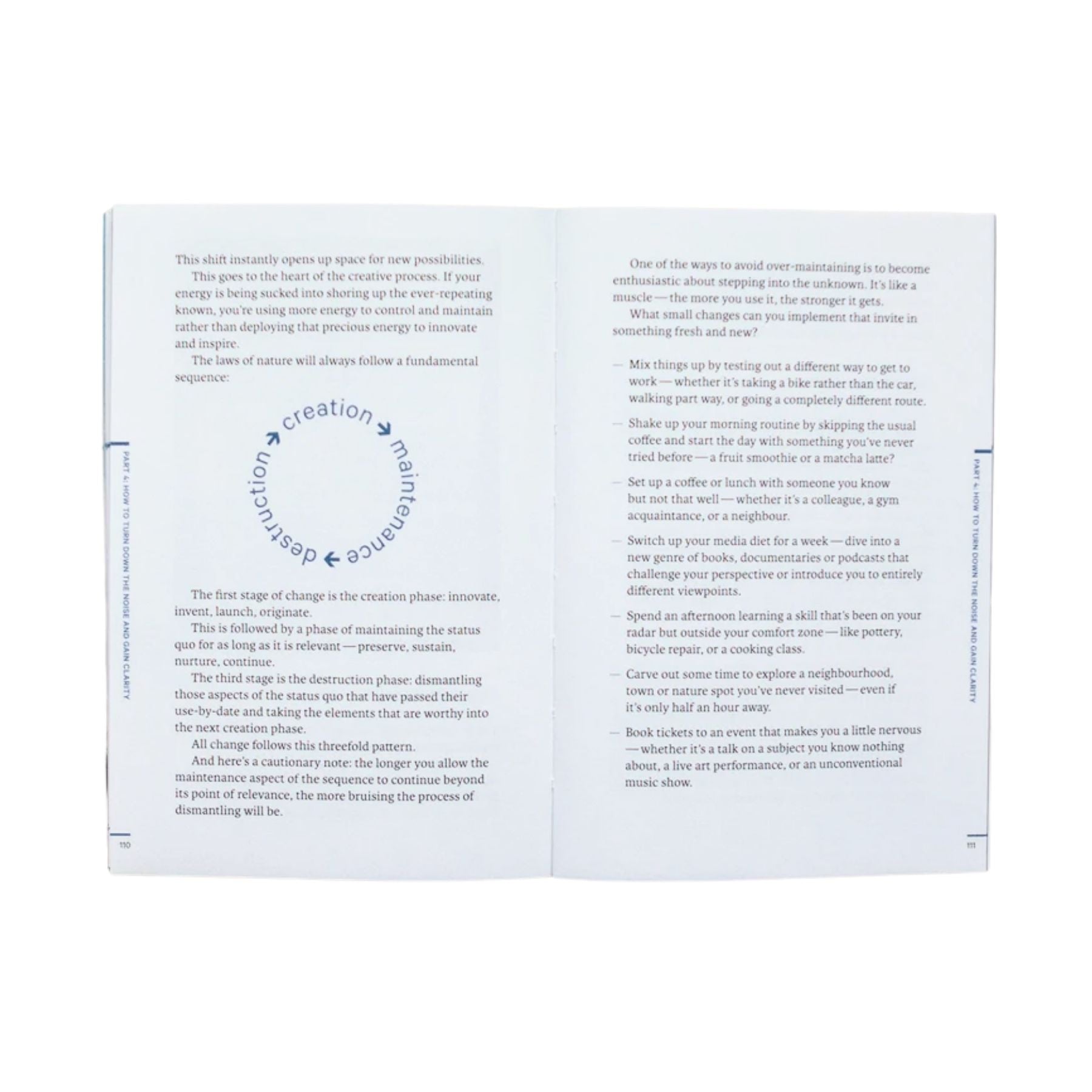 Do reset book inside