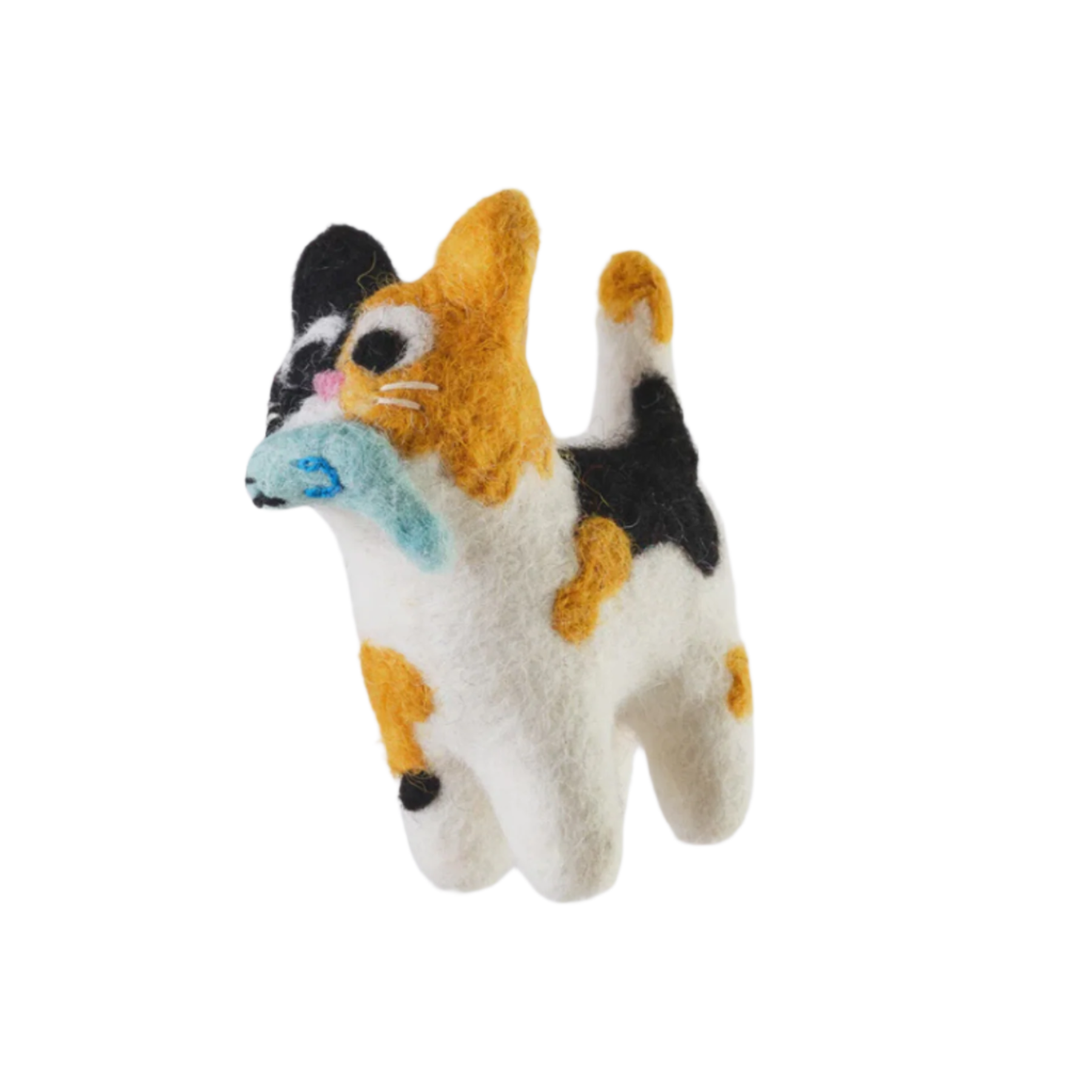 Cat felt hanging decoration
