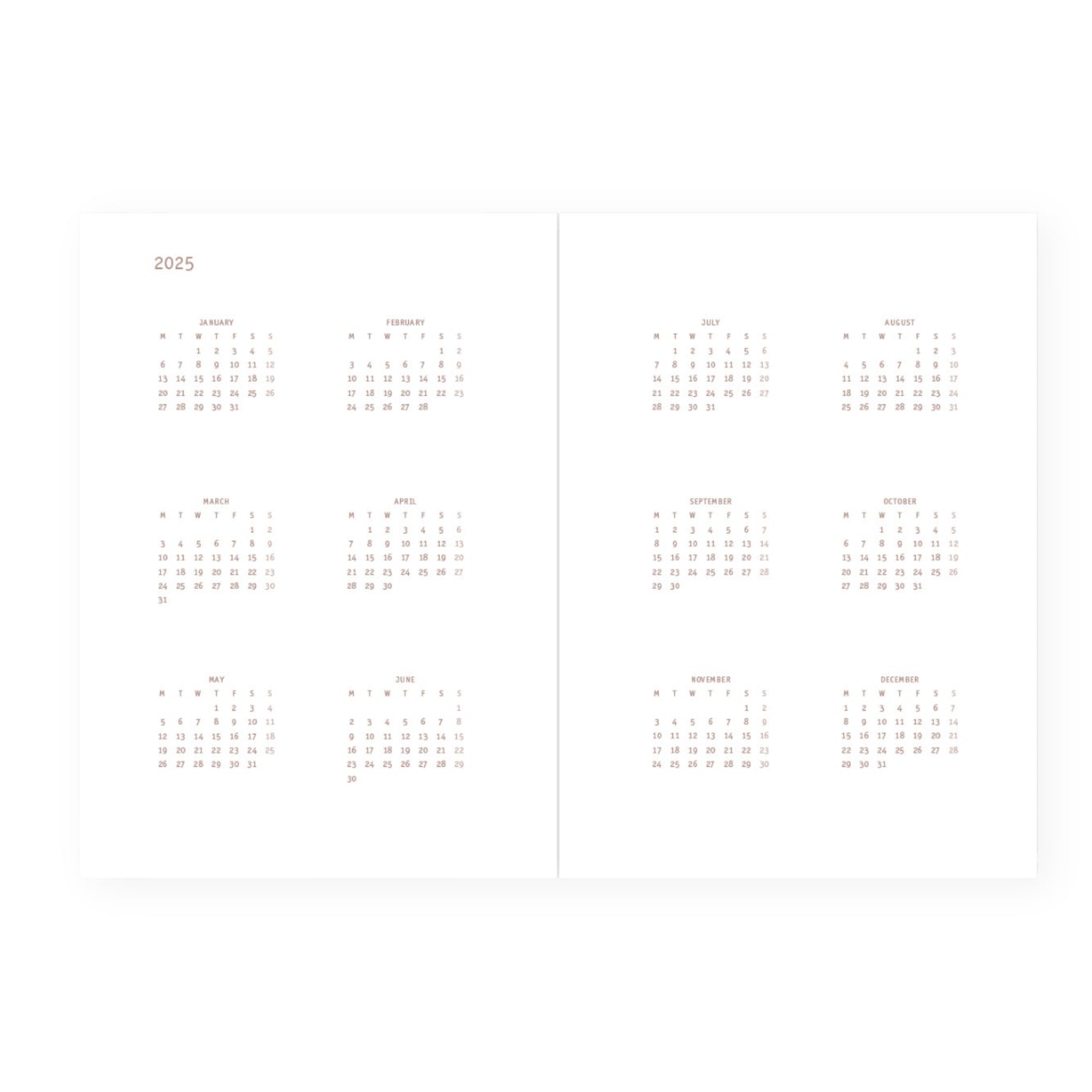 2025 dated calendar 