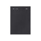 Black daily planner 2025