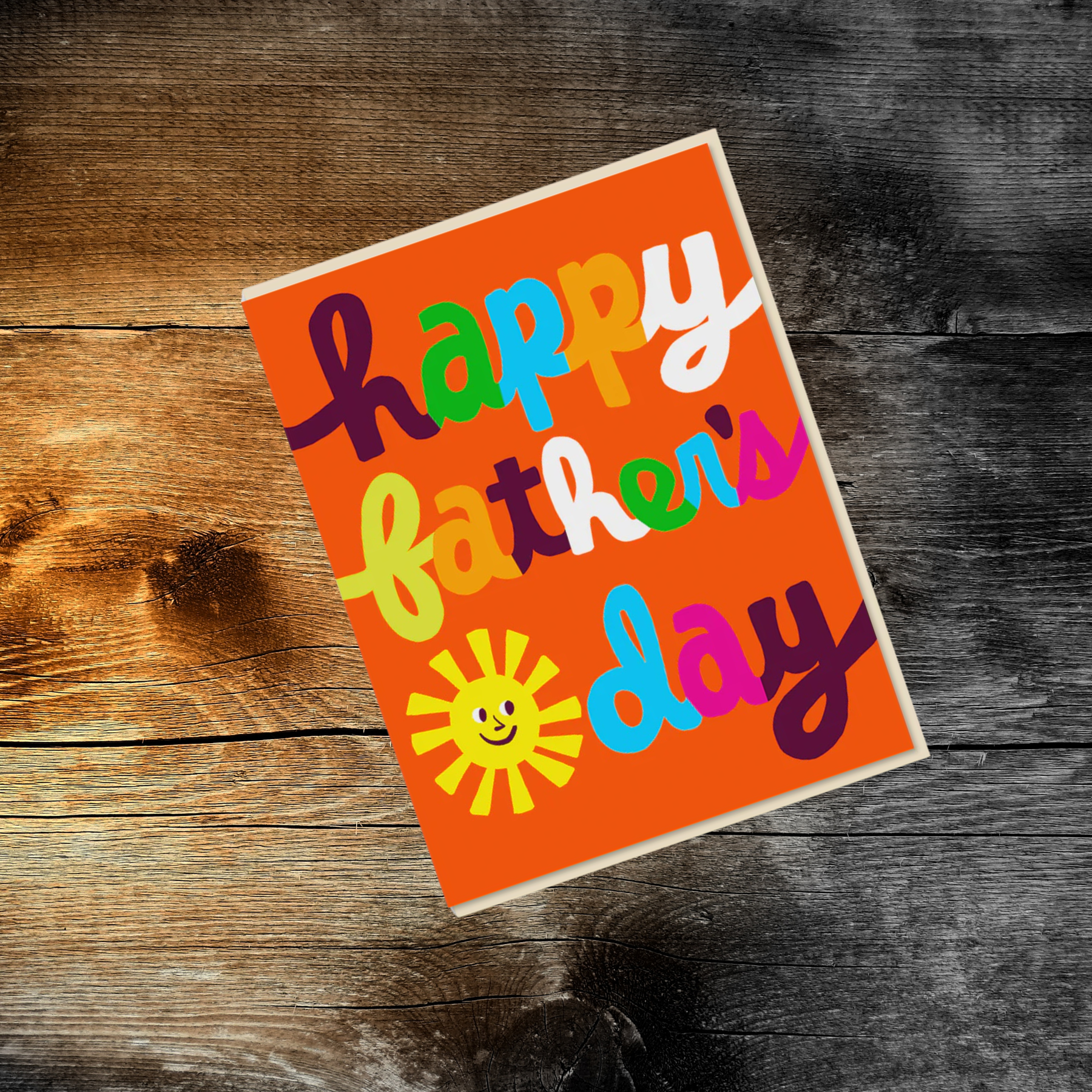 Sunshine Happy Father's Day Card