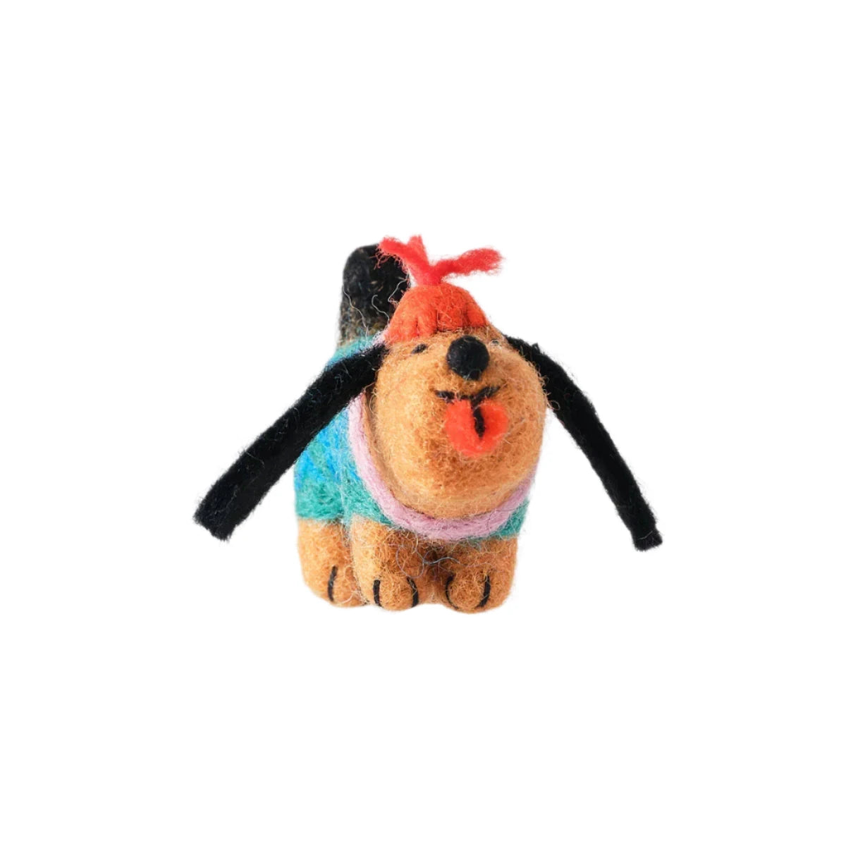 Felt Dog Tree Decoration