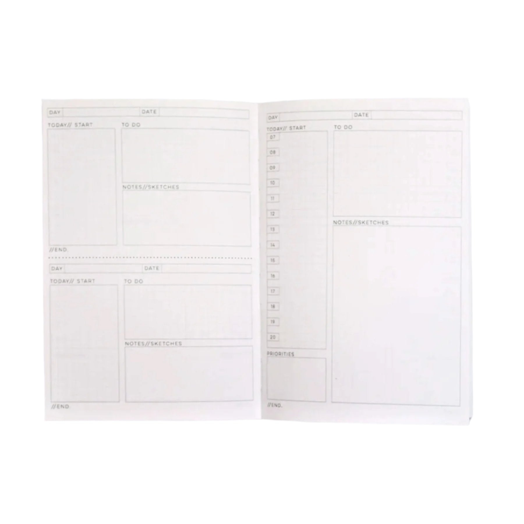 Flora Undated Daily Planner
