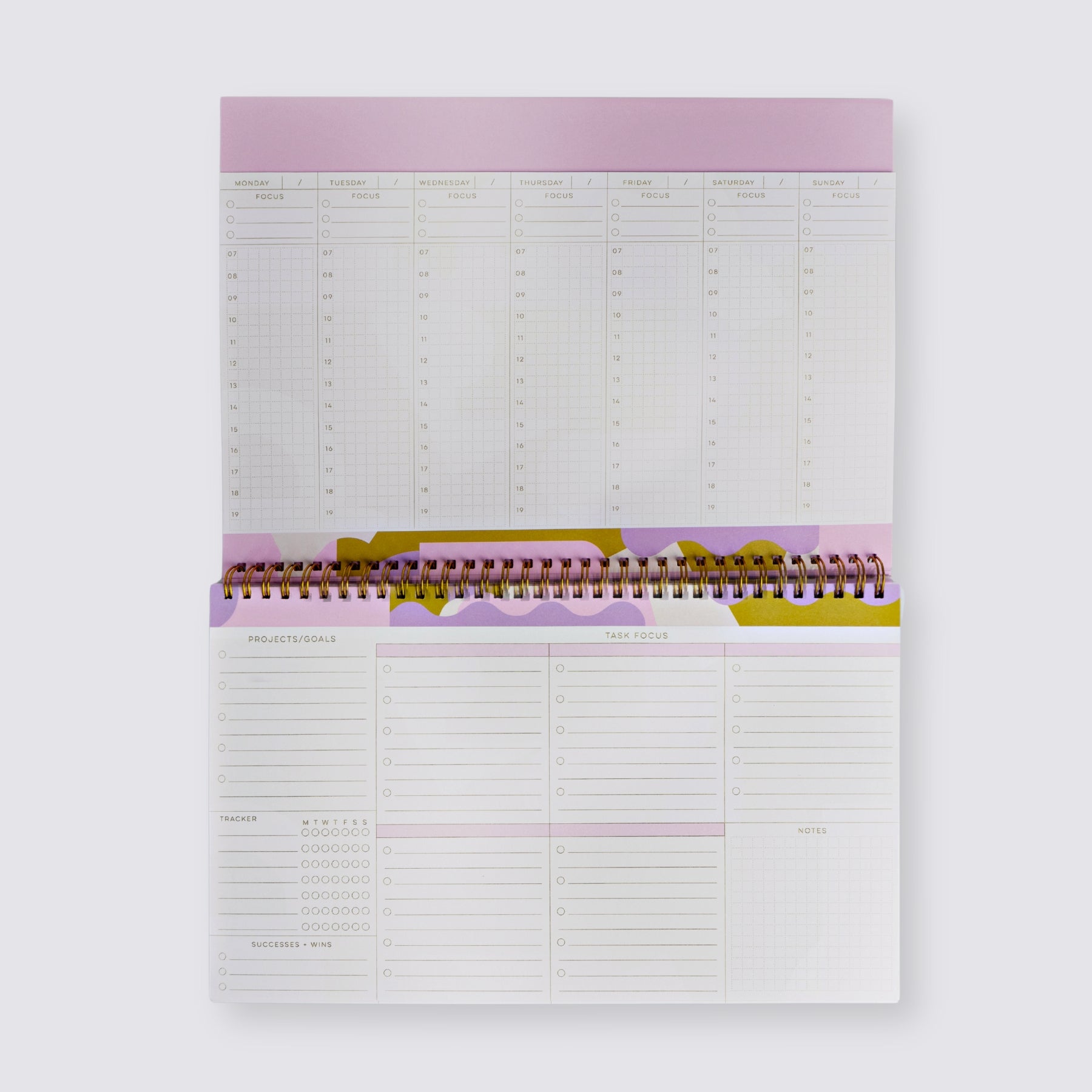 weekly desktop planner