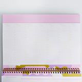 weekly desk planner