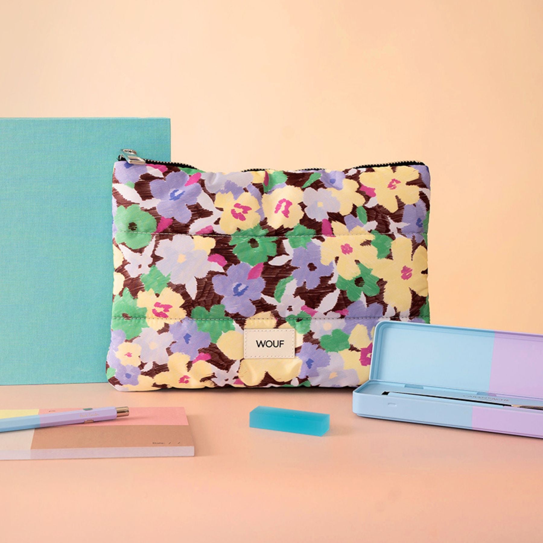 floral pencil case