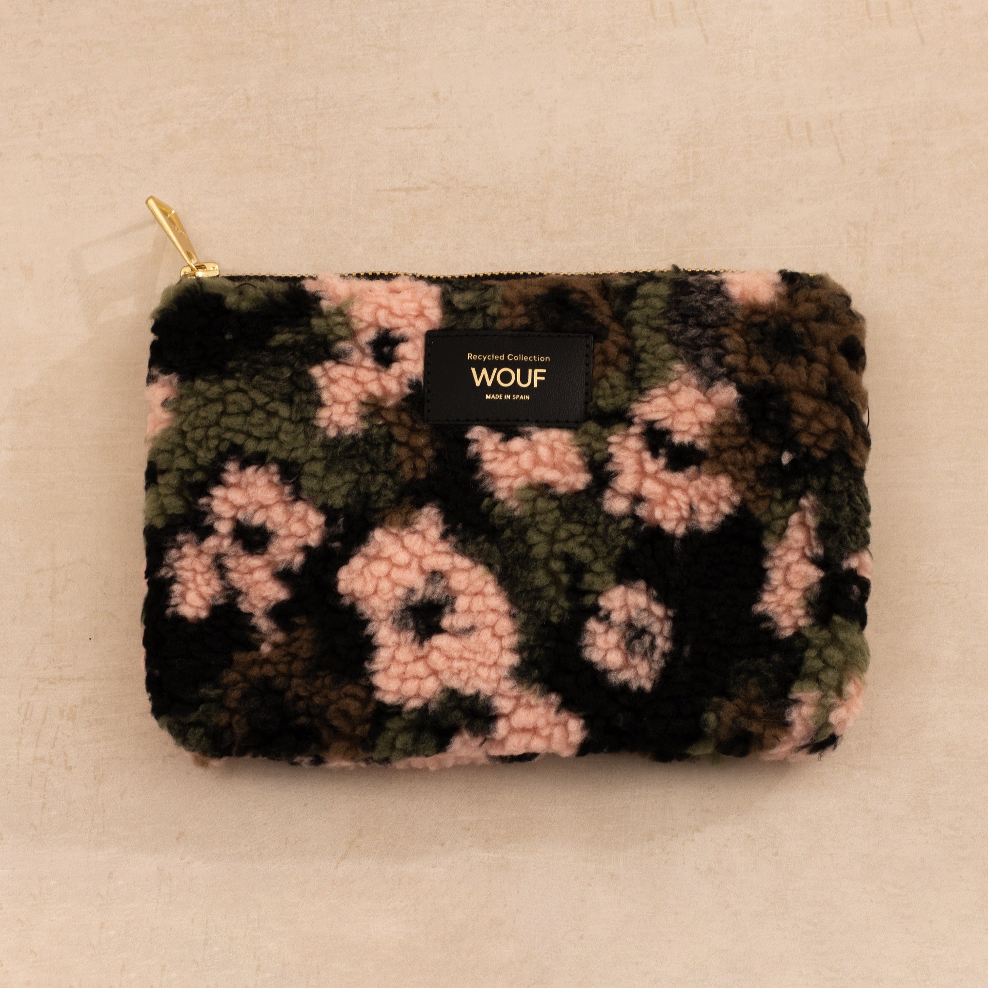 Fluffy Teddy Wouf Pouch Case