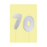 Foil 70 Birthday Card