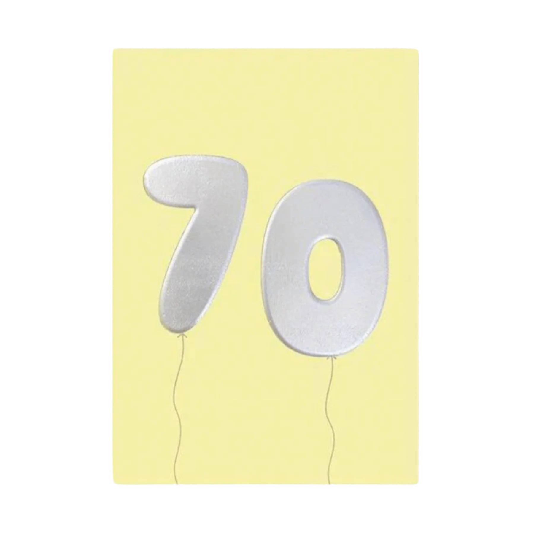 Foil 70 Birthday Card