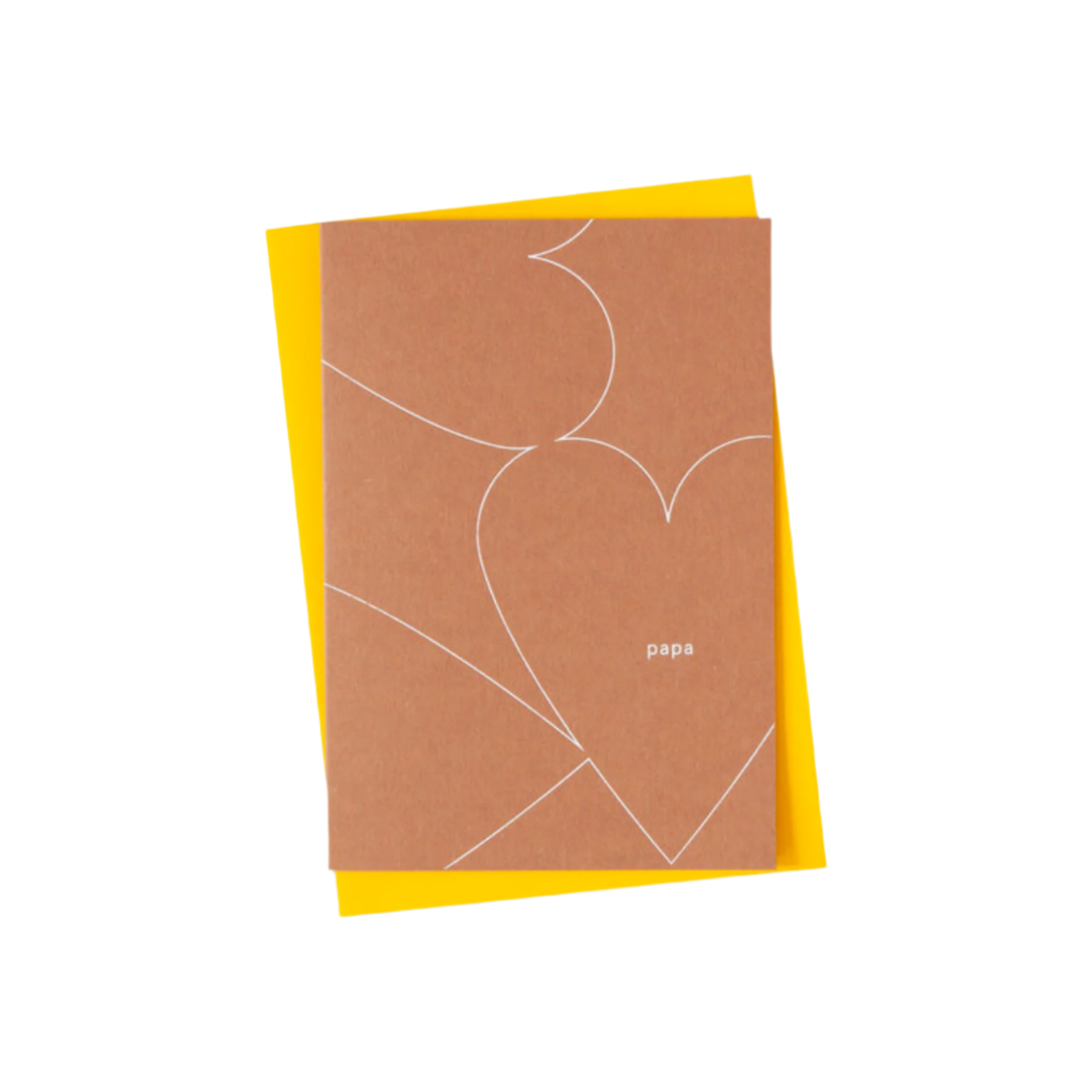 Foil Blocked Papa Card