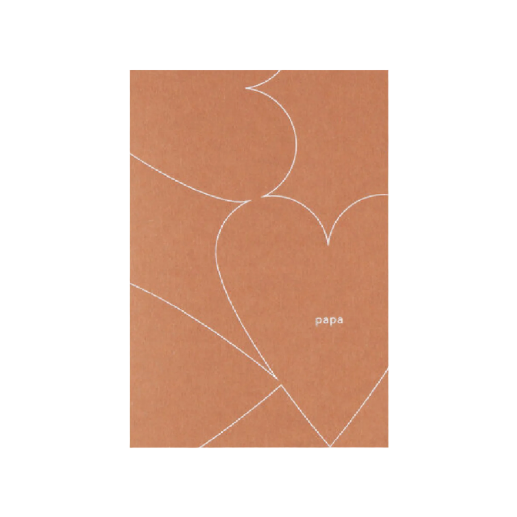 Foil Kraft Papa Card