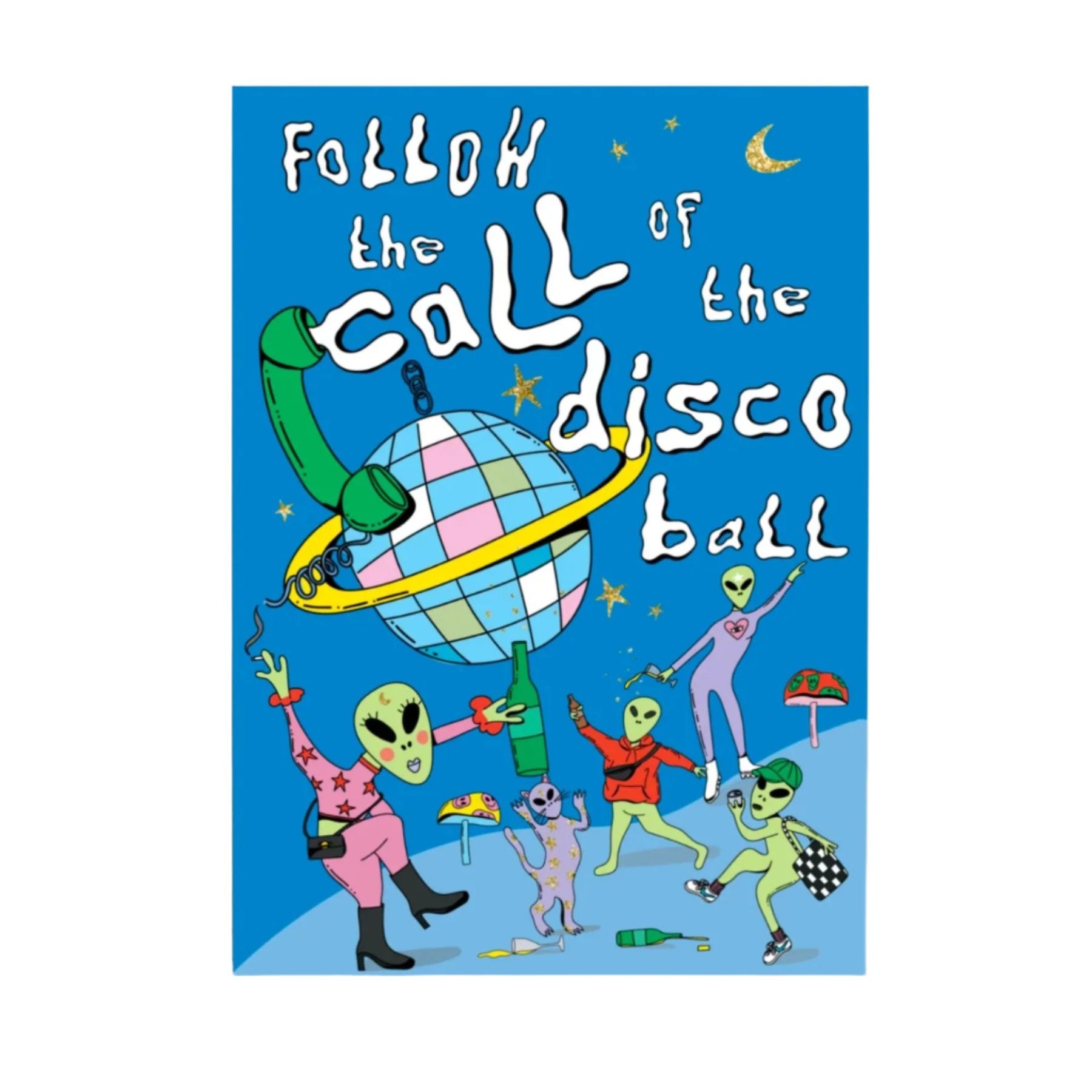 Alen Disco Birthday Card