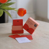 relationship card deck on table