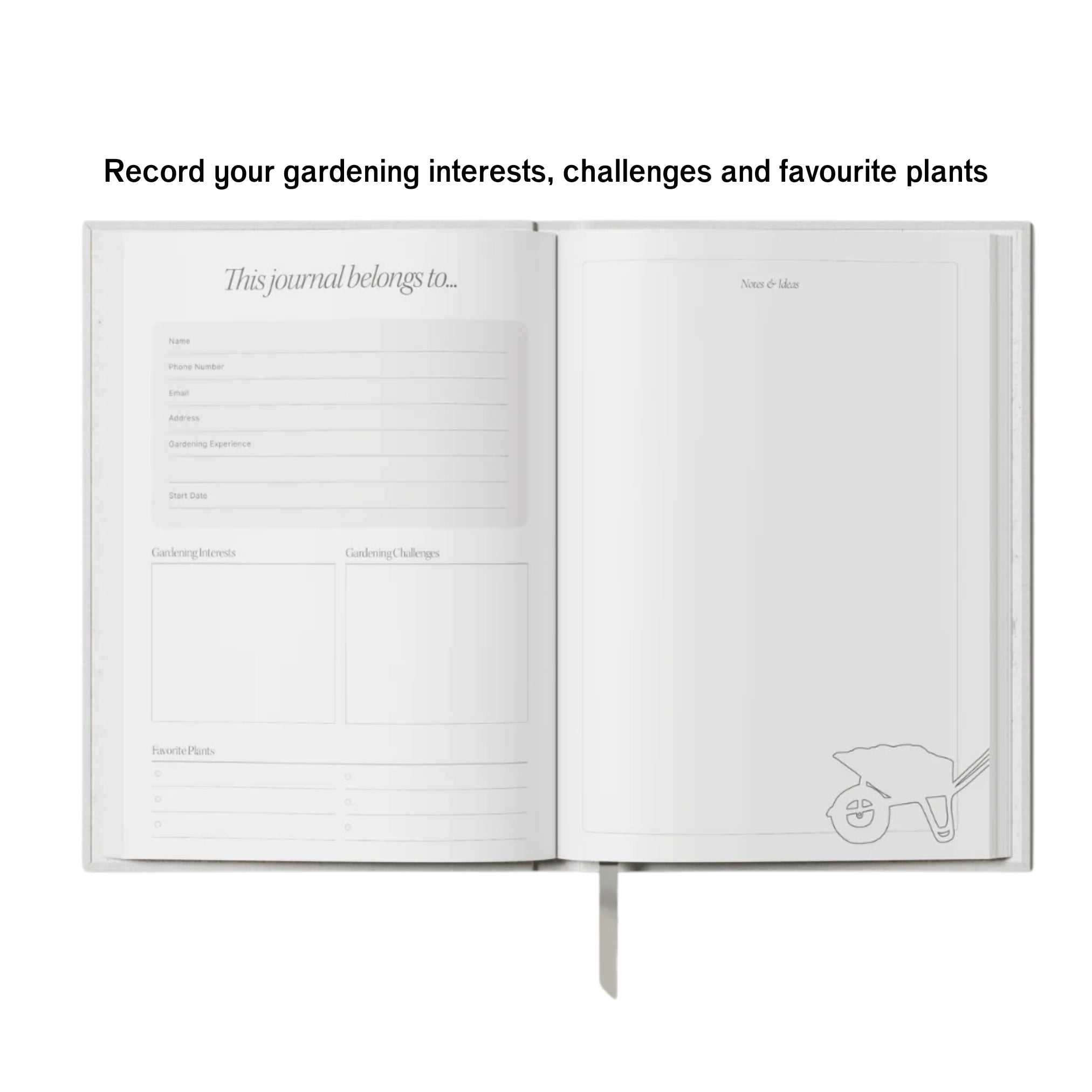 Gardening Lovers Book Pages