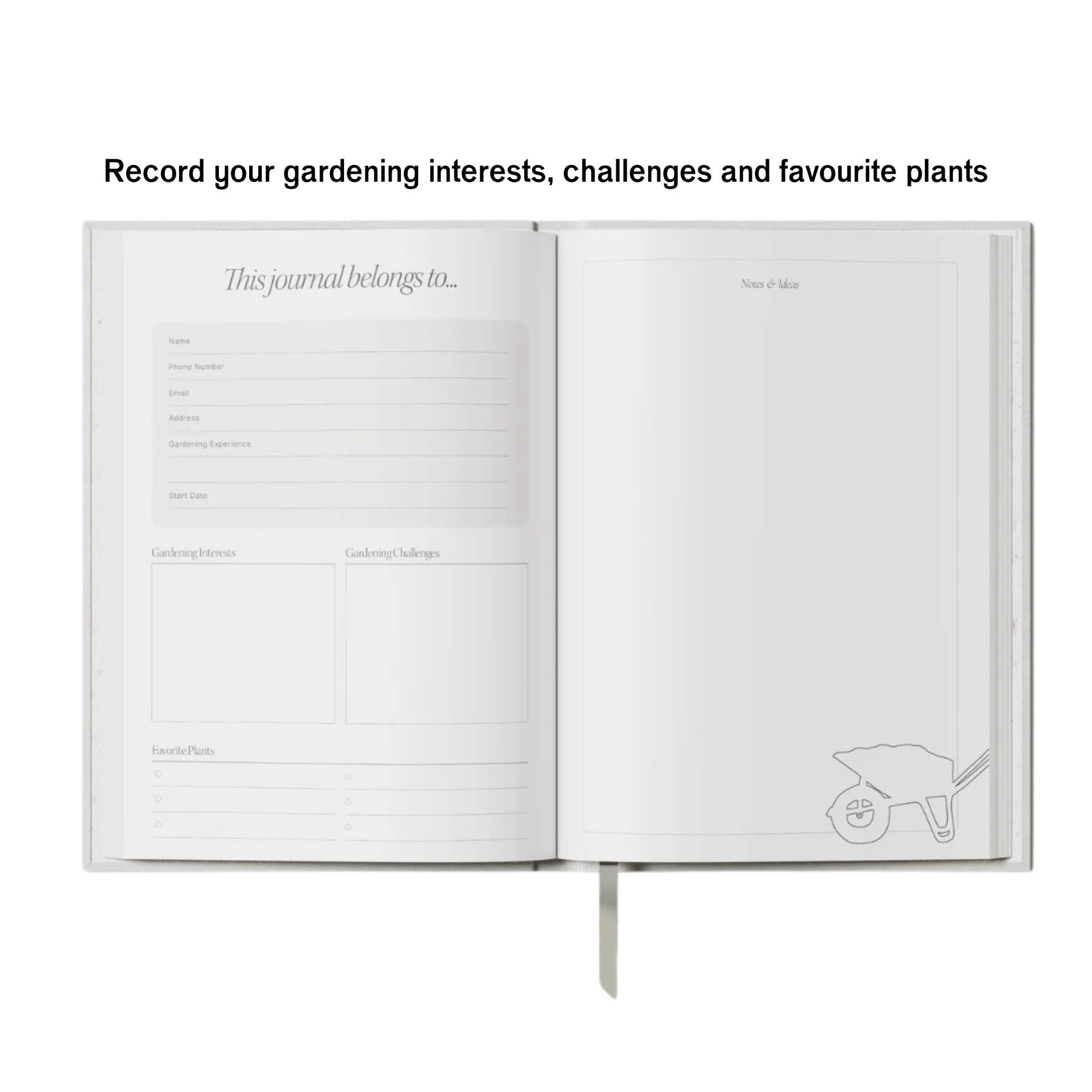 Gardening Journal - Garden Green