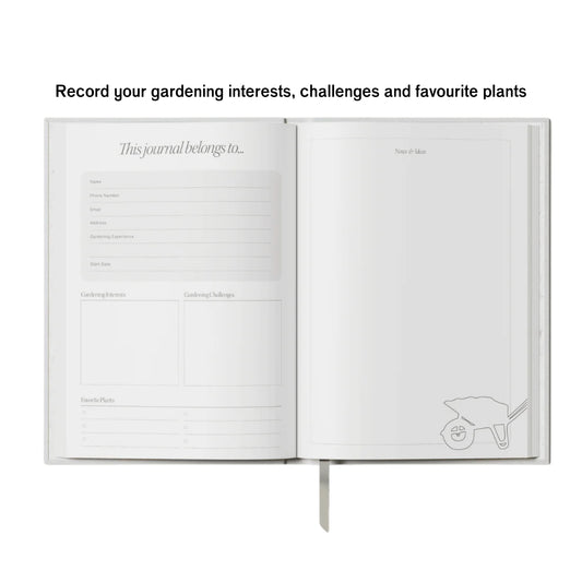 Gardening Journal - Blue Bloom
