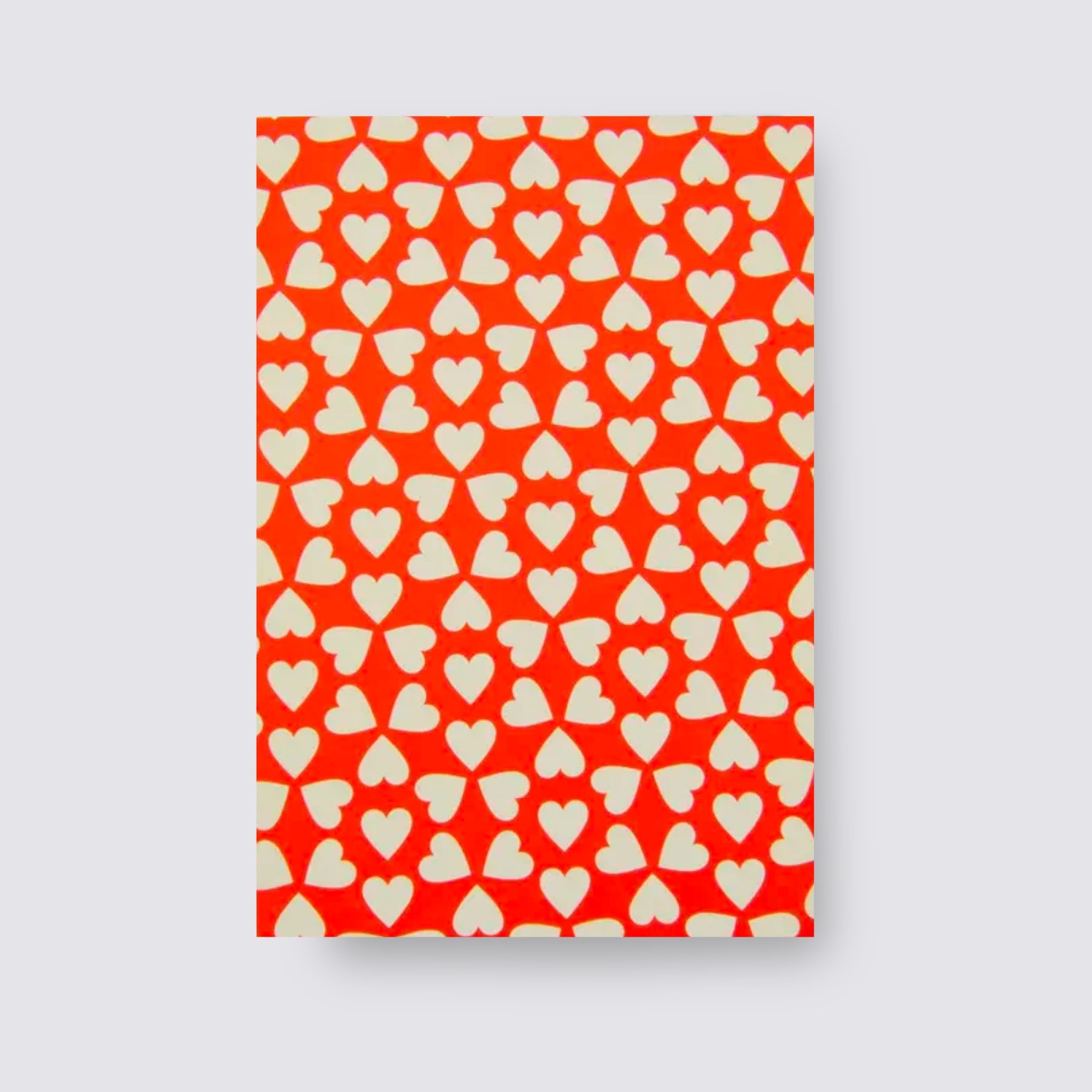 Geometric Hearts card