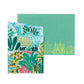 Glass House Fold out Greeting Card