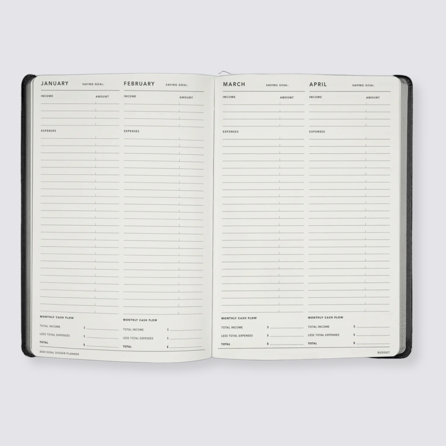 2024 weekly goal planner diary