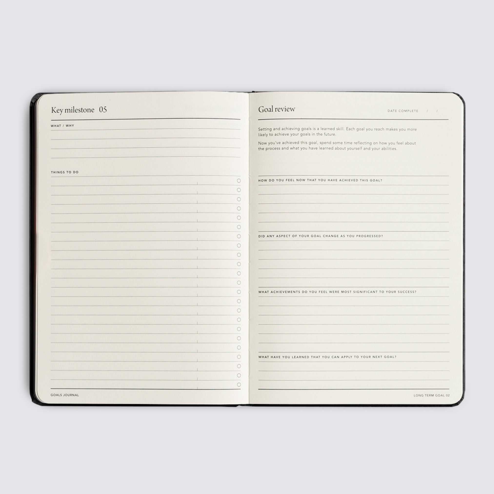 Goals Journal