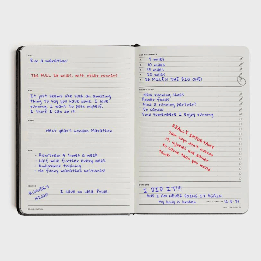 goal journaling