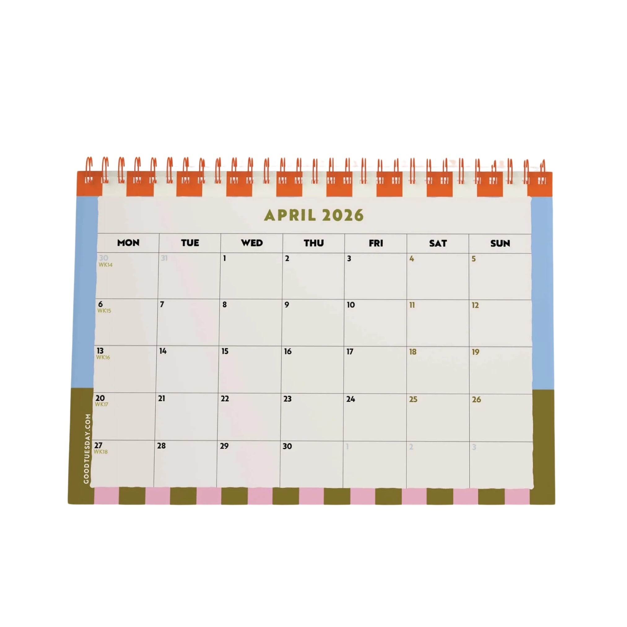 Good Tuesday Desk Calendar