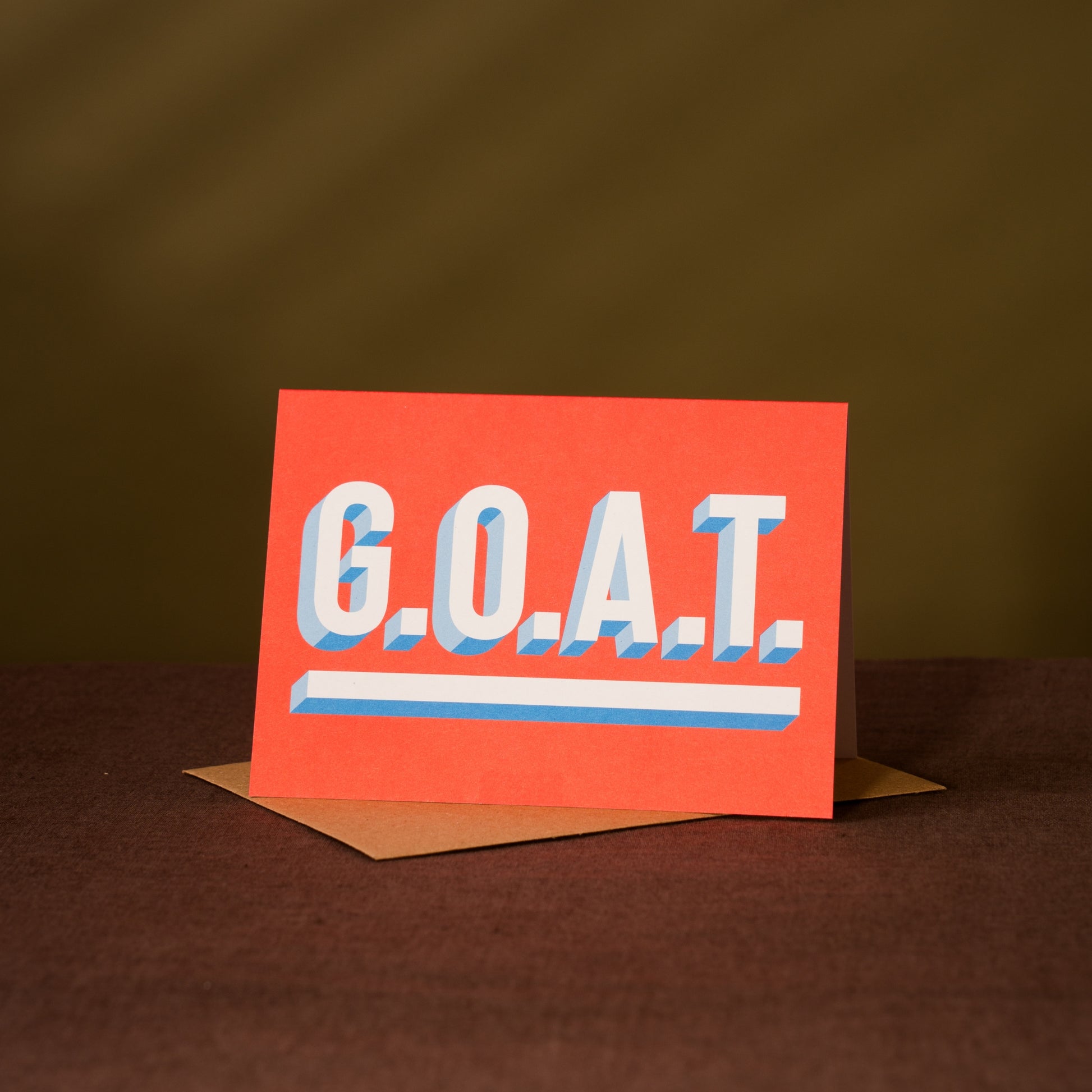 Greatest Of All Time Greeting Card