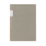 grey vintage style notebook lined
