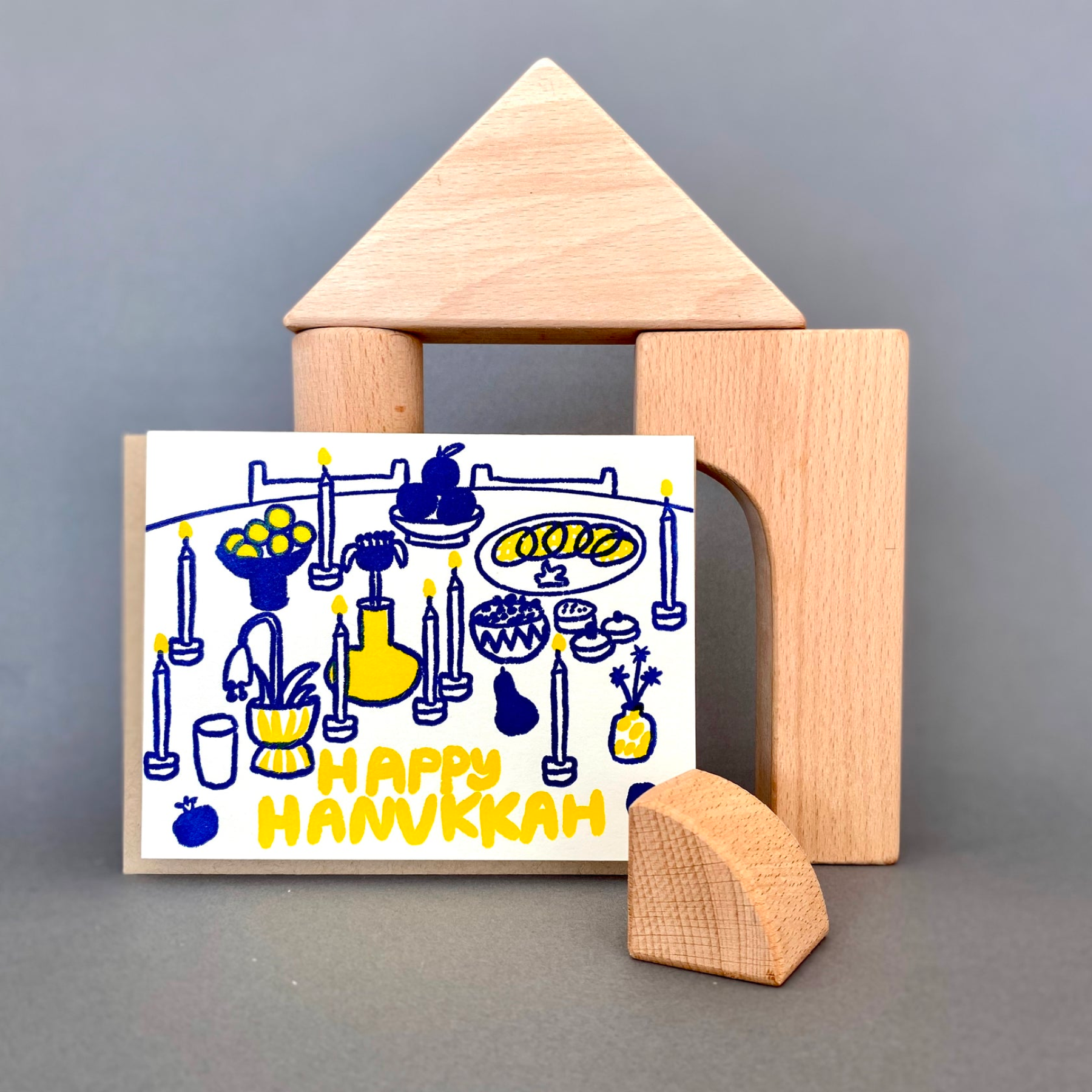 Happy Hanukkah Table
