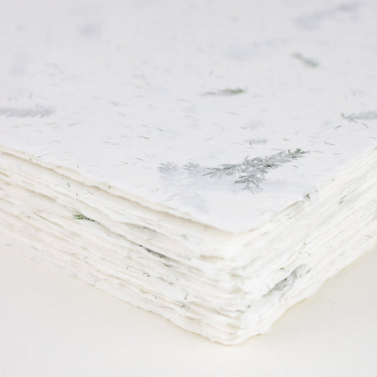 Handmade Paper Placecards - Set of 10 / Fern