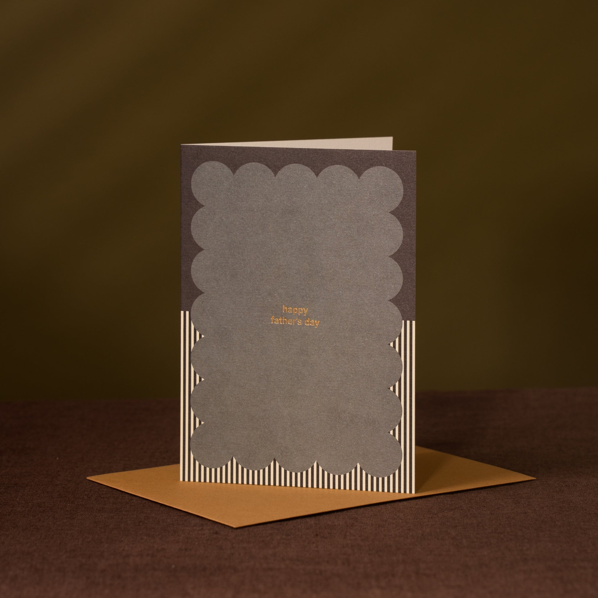 minimal stylish fathers day card
