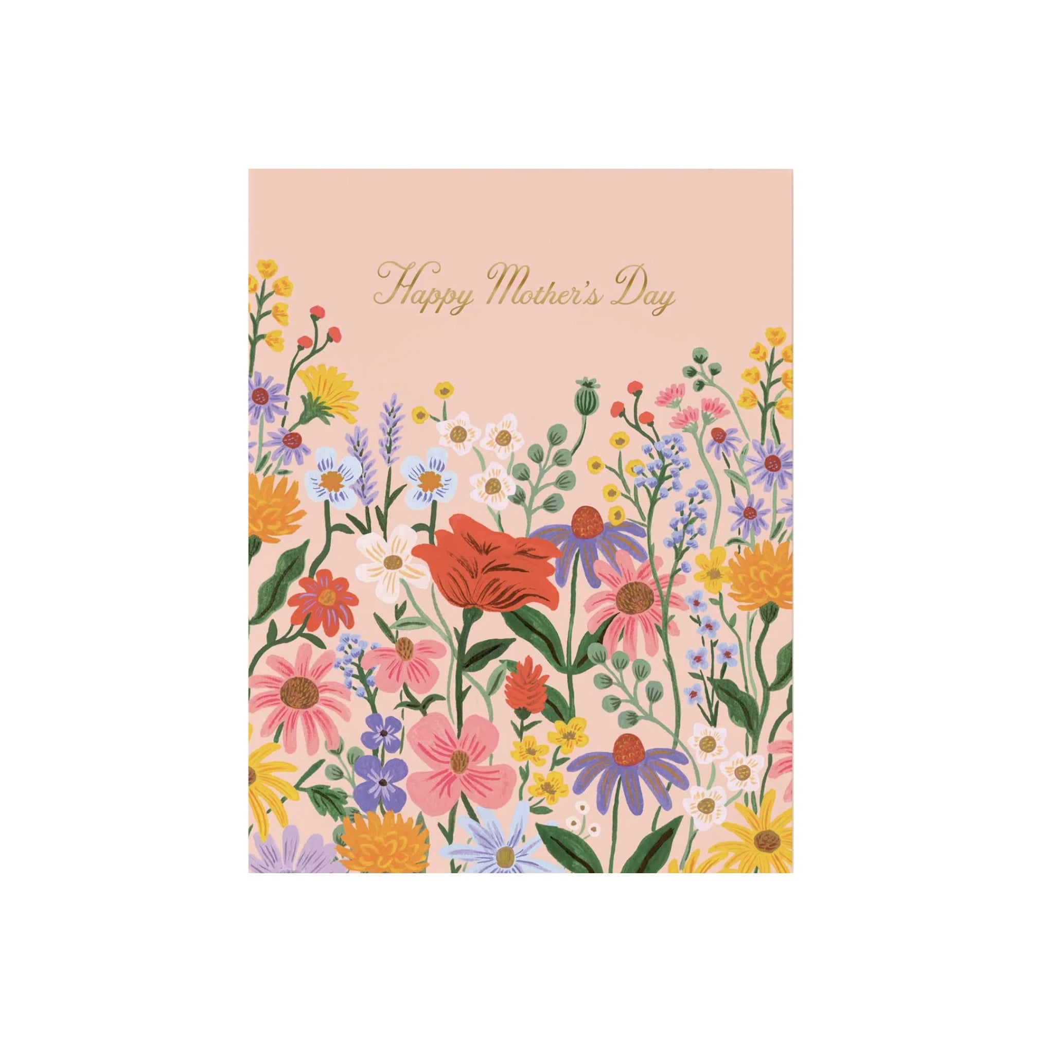 Happy Mother's Day traditional floral card