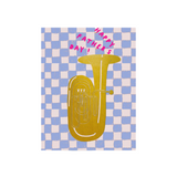 Tuba For Dad Card