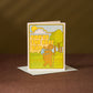 hiking bears fathers day card