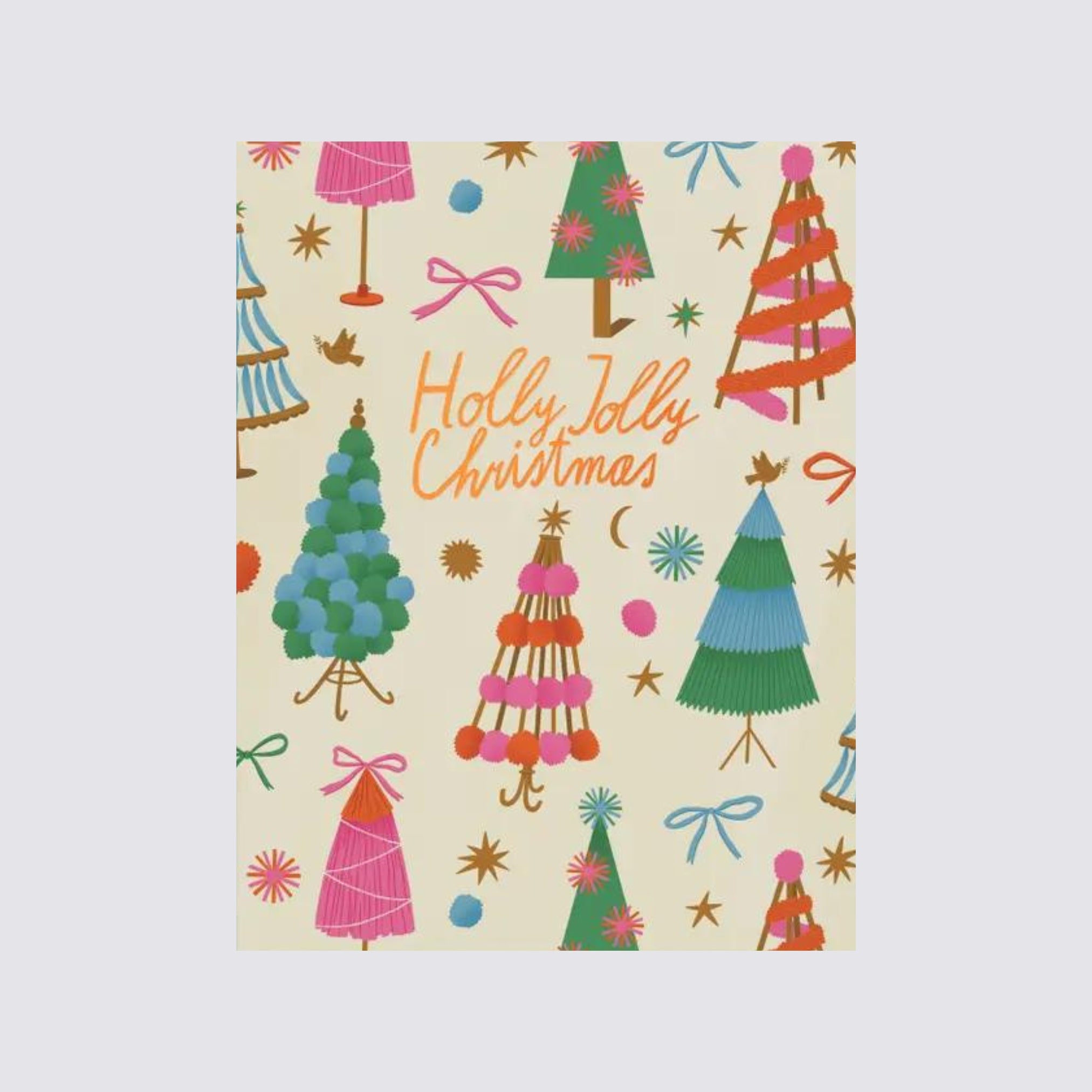 Christmas trees card