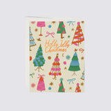 Christmas tree card with envelope