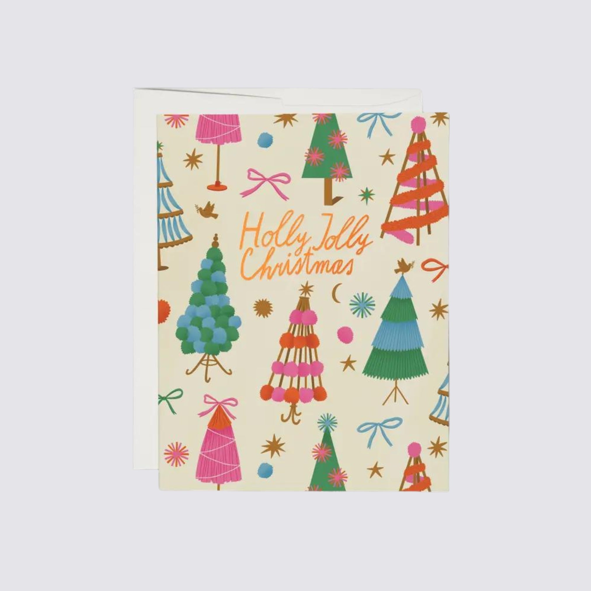 Christmas tree card with envelope
